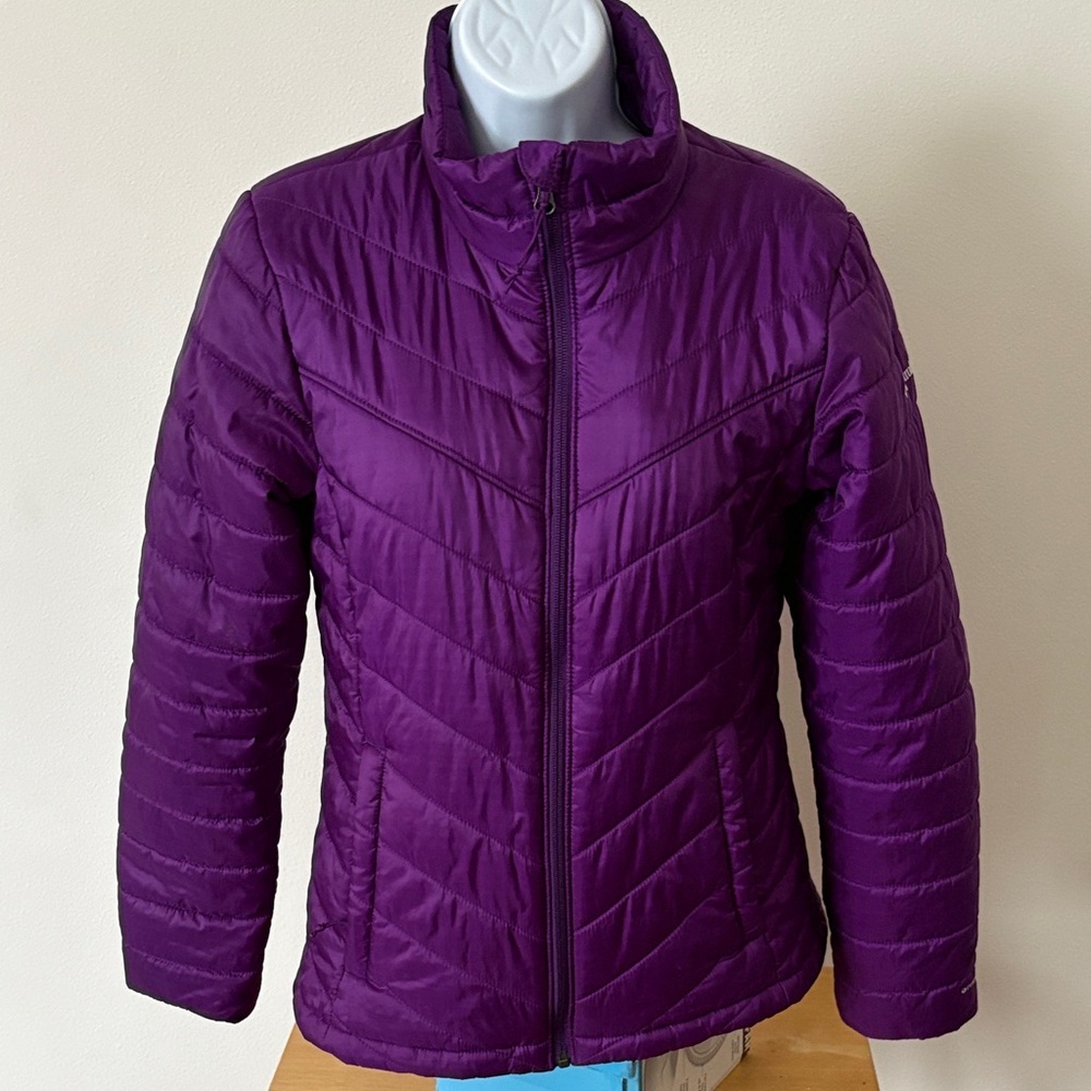 Columbia OmniHeat Purple Quilted Jacket Size Small
